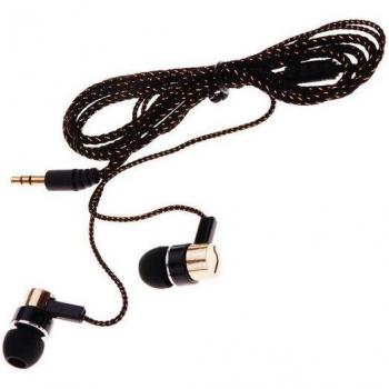 In-Ear Stereo Bass Earphones with Braided Cable for iPhone, Samsung, Xiaomi, MP3 (3.5mm)