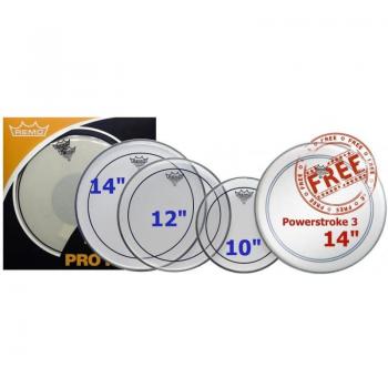 Remo Pinstripe Master‑Set – 10 / 12 / 14  Köpfe, 20 P3 und kosten