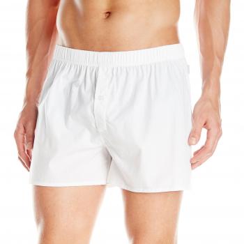 Men’s White Cotton Boxers (Size L) – Hanro