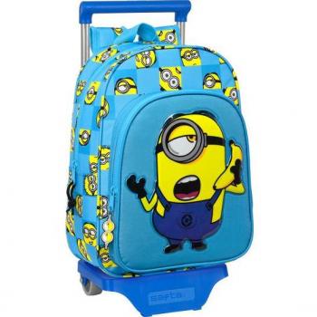 Mondo Trolley scuola Minions Azzurro