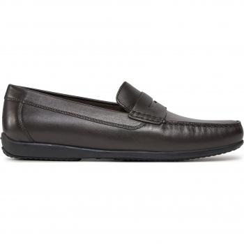 Scarpe Geox Ascanio Mocassino in Pelle Marrone