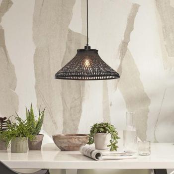 Suspension bambou noir 45x20 cm Good & Mojo