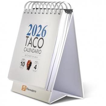 TACO 2026 CALENDARIO DEL CORAZON DE JESUS NOTAS CON SOPORTE