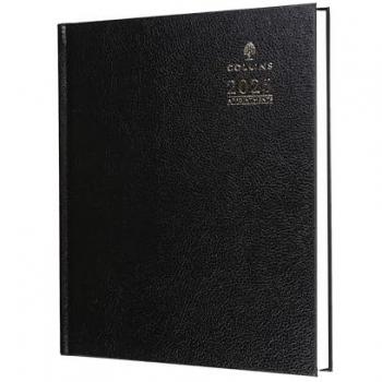 Collins A36 Quarto Week to View Diary 2025 Black