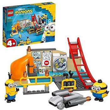 LEGO 75546 Minions dans le laboratoire de Gru avec les figurines d'Otto et Kevin