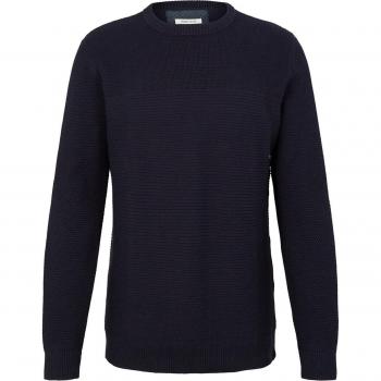 Tom Tailor Herren Pullover Basic navy melange 2XL