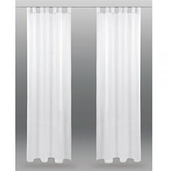 Schlaufenschal Noella, transparenter Voile Dekoschal 2er Pack 140x145 cm
