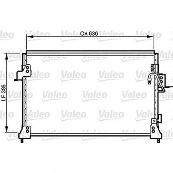 Airconditioning-condensator VALEO 818025