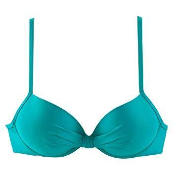 S.Oliver Bikini‑Top „Spain“ – türkiser Farbton, 36 B, gebügeltes Oberteil