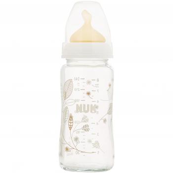 NUK 240 ml Anti‑Colic Glass Bottle – 0‑6 Months