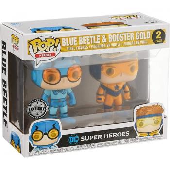 Funko Pop DC Comics Blue Beetle & Booster Gold Set