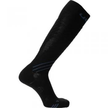 UYN Calzini Ski One Comfort Fit – Nero‑Blu Poseidon, EU 39‑41