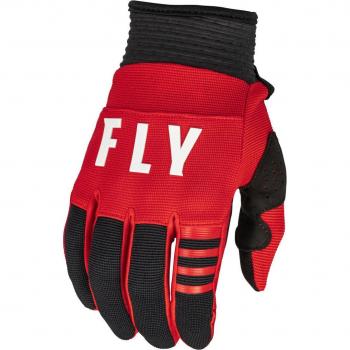 Fly Racing 2023 F-16 Handschuhe für Erwachsene (Rot/Schwarz XS)