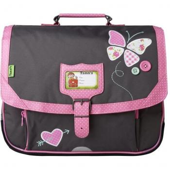 Papillon Collecteur Tann's – Cartable 38 cm gris