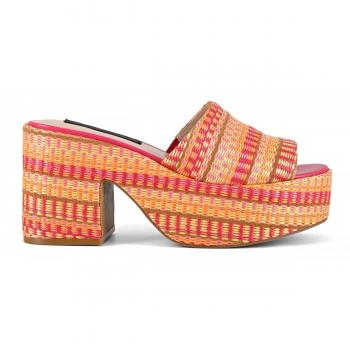 Platform in Rafia – Scarpe “Colors of CA”