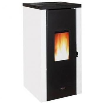 Estufa de Pellets Suinga Pegaso Vera 7.7 kW – Eficiencia y Diseño Superior en Negro