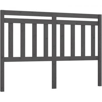 Cabecero de Pino Gris para Mueble de Dormitorio