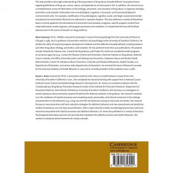 Drug Abuse: Concepts, Prevention, and Cessation (Cambridge Studies on Child and Adolescent Health)