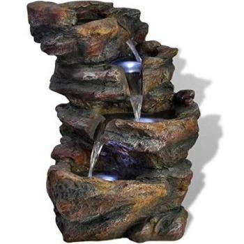 Indoor Water Feature with LED Lighting