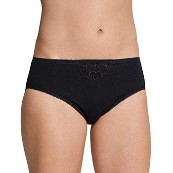 Schiesser Damen Unterhosen Tai, 2er-Pack, Farbe Schwarz, Größe 40