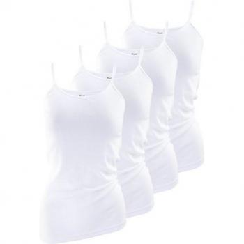 Yenita® Satinband Tank Tops (4er Set) für Damen