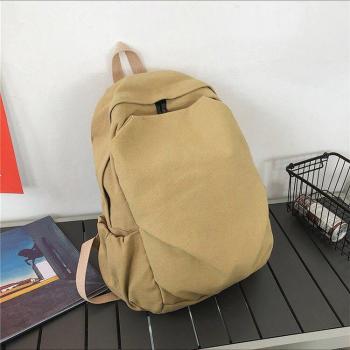 All-match Simple Design Women’s Backpack with Zipper