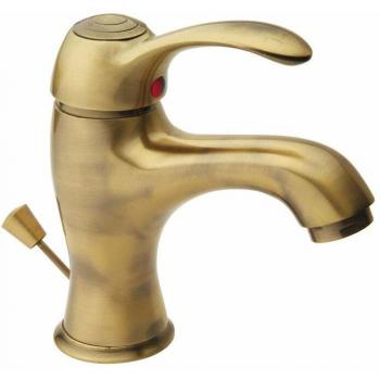 Mélangeur de salle de bain en laiton bronzé