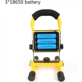 Projecteur LED Portatif IP65 30 W Rechargeable pour Site de Construction