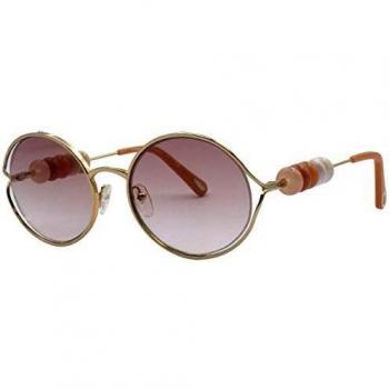 Chloe CE167S(742)-5721 Sun Occhials, Frame Size: 57 mm, Bridge Size: 21 mm, Gold/Gradient Brown