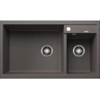Lavello Blanco METRA 9 50 cm 2 Vasche Silgranit Grigio