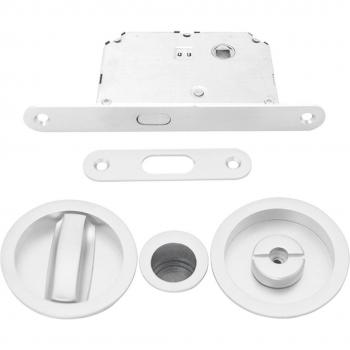 Kit de Puertas Correderas Embutidas Redondas 56 Ø 160 x 16 mm
