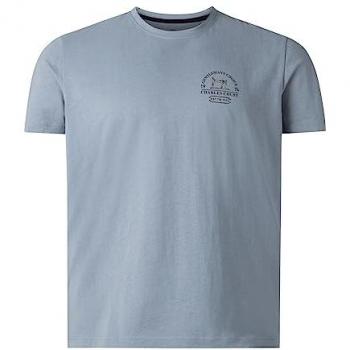 Rundhalsshirt CHARLES COLBY T-Shirt EARL JASPER, Herren, Gr. L, hellblau
