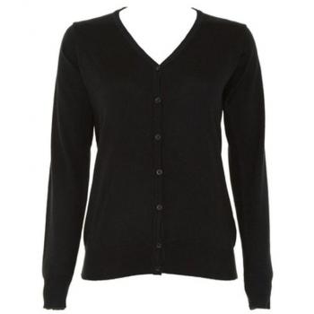 Midnight V‑Neck Knitted Cardigan – Arundel