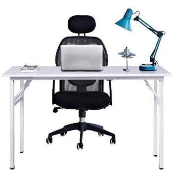 120x60cm Portable Folding Desktop – Heavy Duty, White