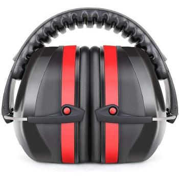 NoiseBlocker Fold‑Away Ear Muffs – 35 dB SNR, Head‑Mounted Hearing Protection for Adults