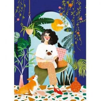 Puzzle de Pieces & Peace Jardin Bleu