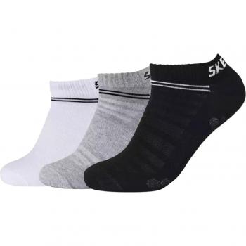 Skechers 3PPK Mesh Ventilation Socken, Unisex weiße Socken 35-38 weiß