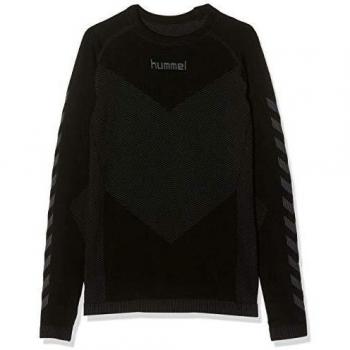 Hummel Kinder First Seamless L/S Trikot, Schwarz, 116/128