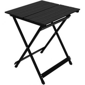 Mesa de Aluminio Woltu Negra – Mesa de Exterior 50,5 x 47 x 59,5 cm