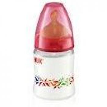 150ml Nuk Latex Baby Bottle with Wide Neck