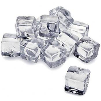 Realistic Fake Ice Cubes 1kg Bag of 50