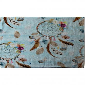 Tribal Blue Kitchen Handkerchiefs
