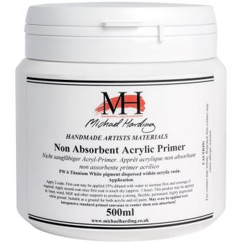 Michael Harding 500 mL Non‑Absorbent Acrylic Primer – White Finish