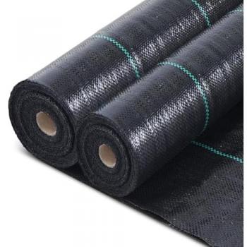 VOUNOT Paillage Anti-Mauvaises Herbes 50 m² – Géotextile UV‑résistant