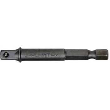 Adattatore 1/4 esagonale a 1/4 quadrato lunghezza 65 mm Promat