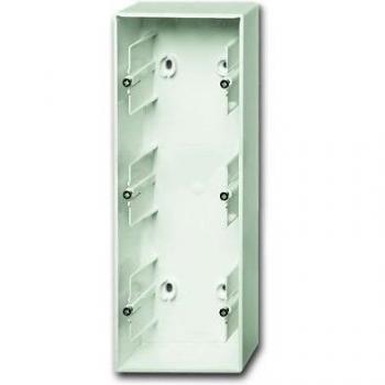 3-Gang Surface Mounted Housing, White 1703-884