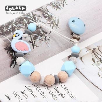 Cute Wooden Dummy Clip for Babies