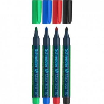 MaxxWhiteboard 110 4er Marker Set