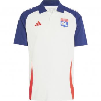 OL 2025–26 Adidas Training Shirt – White