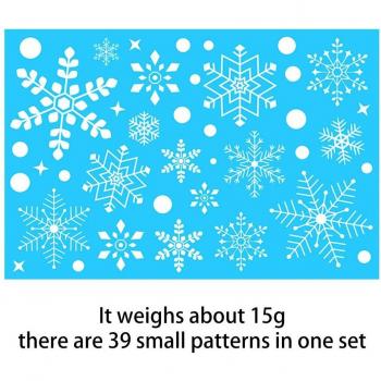 Autocollants de Noël PVC pour décoration de fenêtres